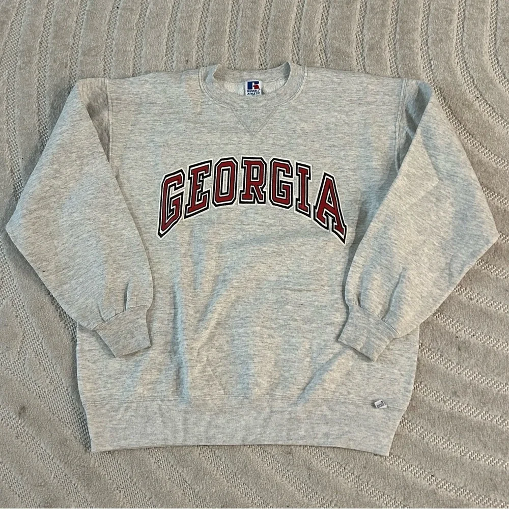 Vintage Russell Athletic University of Georgia Bulldogs Crewneck Sweatshirt - XL